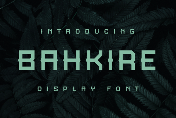 Bahkire: A Funky Display Font for Web Projects
