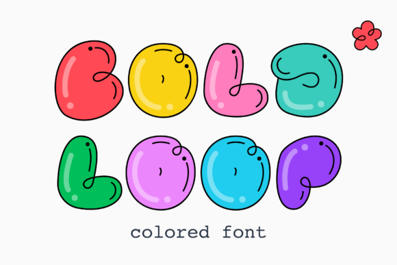 Bold Loop Font for Vibrant Editorial Design