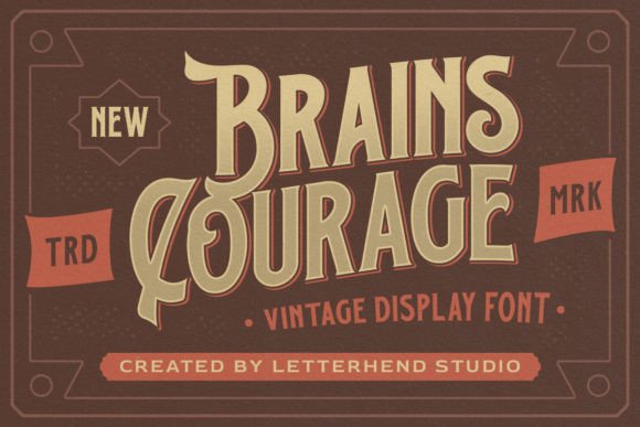 Brains Courage Font for Professional Branding