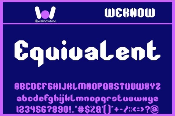 Bringing Labels to Life with the Equivalent Font