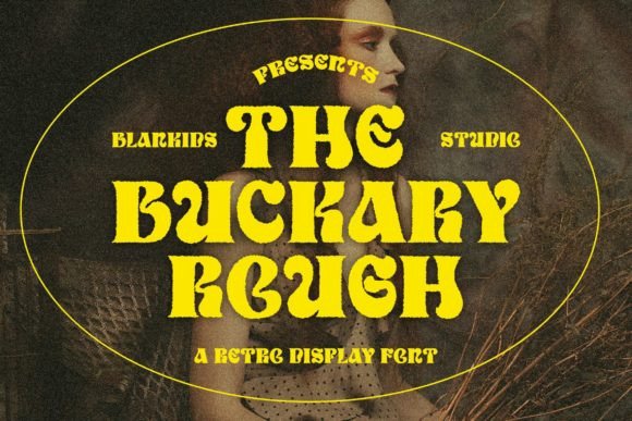Buckary: A Retro Display Font That Elevates Branding
