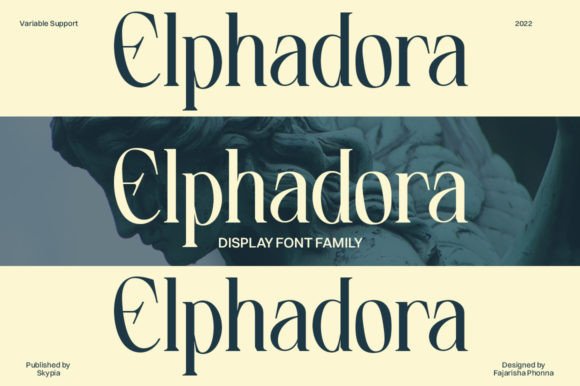 Elphadora: A Modern Serif Font for Web Design Projects