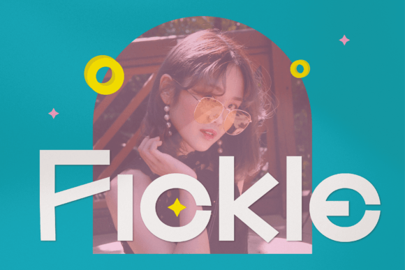Fickle: A Quirky Display Font for Editorial Creativity