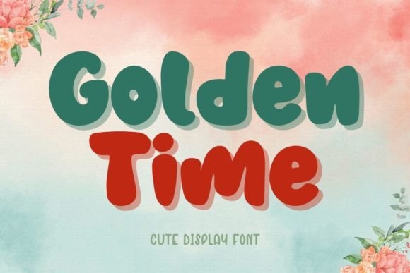 Golden Time Font for Business Branding and Design