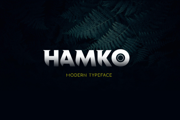 Hamko: A Modern Display Font for Web Design Projects