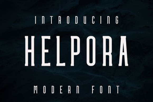 Helpora: A Unique Font for Polished Branding