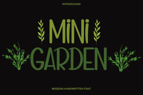 Mini Garden: A Delicate Font for Polished Branding
