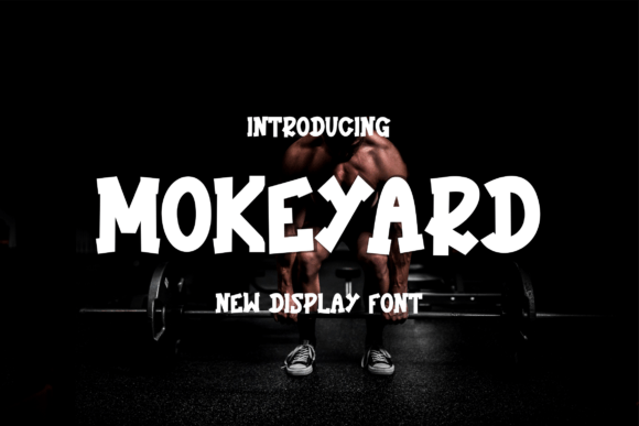 Mokeyard: A Bold Display Font for Modern Editorial Design