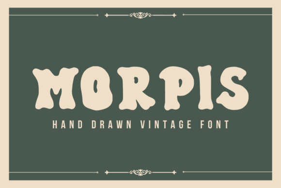 Moris: A Stylish Display Font for Craft Creations