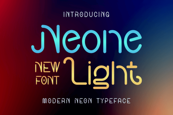 Neone Light Font – A Bold Display Typeface for Modern Branding