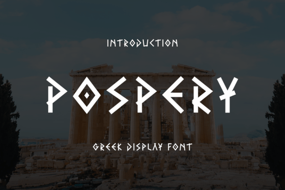 Pospery: A Modern Font for Handmade Creations