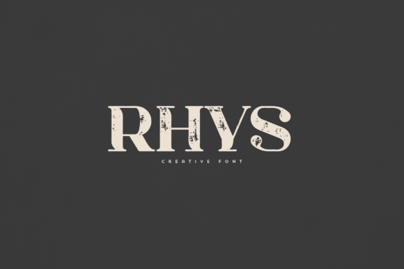 Rhys Font for Campaign Design