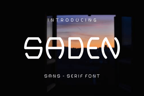 Saden Font for Web Design Projects