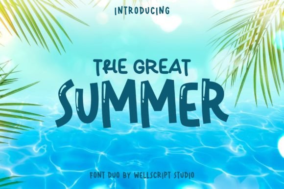 The Great Summer Duo: A Fresh Font for Vibrant Campaigns